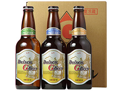 A set of 3x330ml bottles of Daisen G Beer